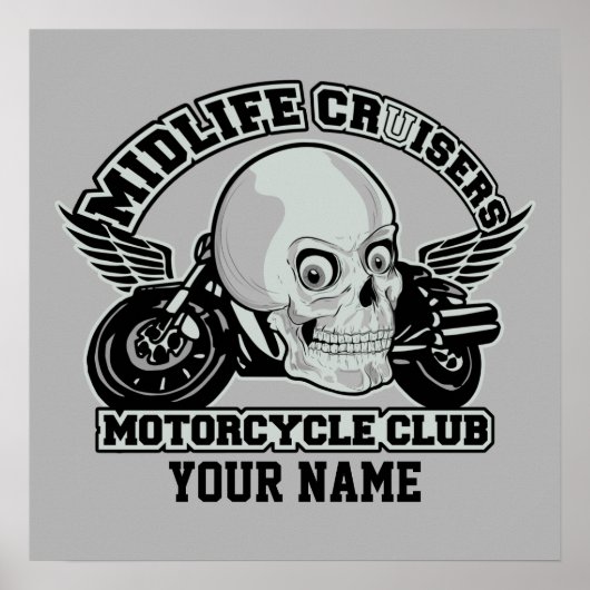 Custom Poster Midlife Cruisers MC (Vorne)