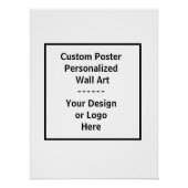 Custom Poster – Personalized Wall Art (Vorderseite)