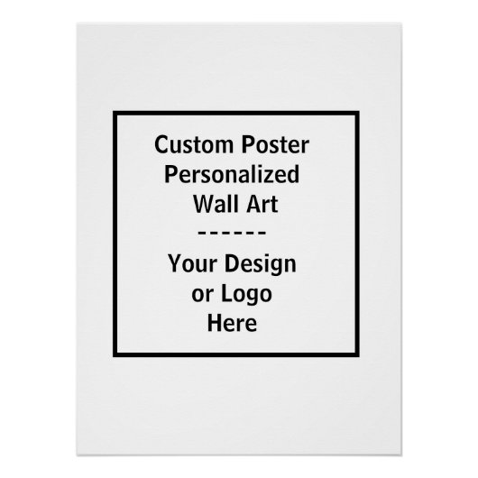 Custom Poster – Personalized Wall Art (Vorderseite)