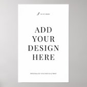 Custom Poster Printing 11x17" Wall Art Sign (Vorne)