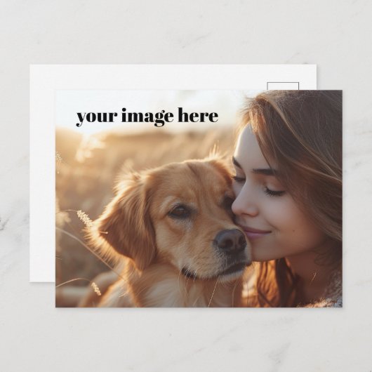 Custom Postkarte (Vorne/Hinten)