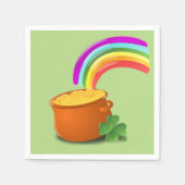 Custom Pot a Gold Napkin Serviette (Vorderseite)