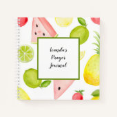 Custom Prayer Journal Custom Romans 8:28 Notizblock (Vorderseite)