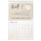 Custom Pregnancy Calendar, 9 Months Maternity Kalender (Feb 2027)