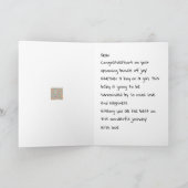 Custom Pregnancy Congratulations Card, geklappt Karte (Innenseite)