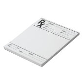 Custom Prescription Pad for Doctor Pharmacist Rx Notizblock (Rotiert)