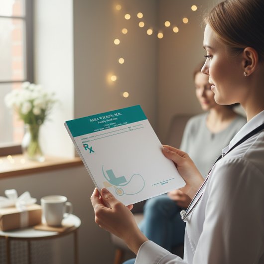 Custom Prescription Pad Template | Editable RX Not Notizblock