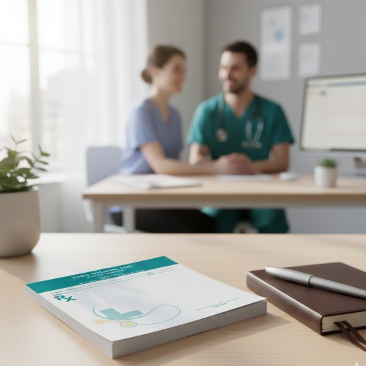 Custom Prescription Pad Template | Editable RX Not Notizblock