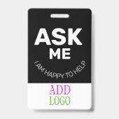 Custom PRESS - Foto Pass - Name ID ID Abzeichen Ausweis (Rückseite)