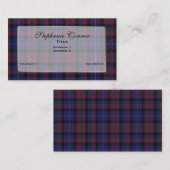 Custom Pride of Scotland farbenfroh Kariert Visitenkarte (Vorne/Hinten)