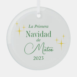 Custom Primera Navidad Ornament