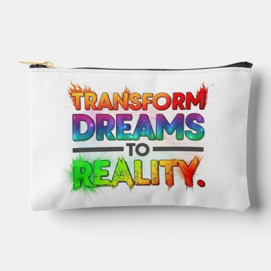 Custom Print Cut Sew Small Accessory Pouch Zubehörtasche (Vorderseite)