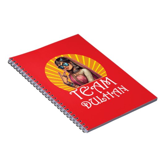 Custom Print Desi Wedding Shaadi Vibes Notizblock (Rechte Seite)