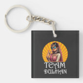 Custom Print Desi Wedding Shaadi Vibes Schlüsselanhänger (Vorderseite)