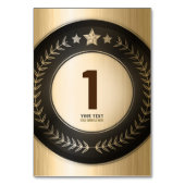 CUSTOM PRINT DIY gold Tischnummer EDITABLE (Rückseite)