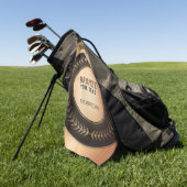 CUSTOM PRINT DIY MEDAL Bronze Champion EDITABLE Golfhandtuch (Gras)