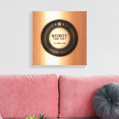 CUSTOM PRINT DIY MEDAL Bronze Champion EDITABLE Leinwanddruck (Insitu (Wohnzimmer))