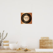 CUSTOM PRINT DIY MEDAL Bronze Champion EDITABLE Poster (Küche)