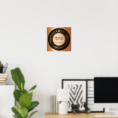CUSTOM PRINT DIY MEDAL Bronze Champion EDITABLE Poster (Heimbüro)
