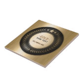 CUSTOM PRINT DIY MEDAL Gold #1 Champion EDITABLE Fliese (Seite)