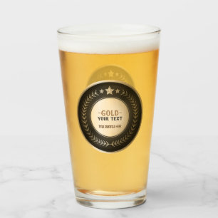 CUSTOM PRINT DIY MEDAL Gold #1 Champion EDITABLE Glas