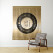 CUSTOM PRINT DIY MEDAL Gold #1 Champion EDITABLE Wandteppich (Beispiel)