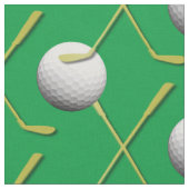 Custom Print Golf Theme Fabrik Stoff (Nahaufnahme)