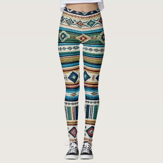 CUSTOM PRINT LEGGINGS - "AGUA" (Vorderseite)