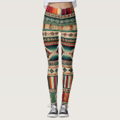 CUSTOM PRINT LEGGINGS - "OAXACA" (Vorderseite)