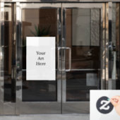 Custom Print Multiple Sizes Fensteraufkleber (Büro Tür)
