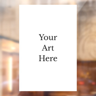 Custom Print Multiple Sizes Fensteraufkleber