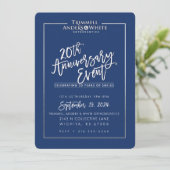 CUSTOM PRINT ORDER for Kelsey - 20. Jubiläum Einladung (Stehend Vorderseite)