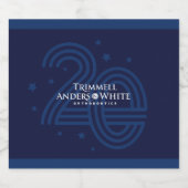 CUSTOM PRINT ORDER for Kelsey - 20. Jubiläum Schaumweinetikett (Einzelnes Label)