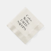 Custom Print Wedding Party Papier Napkins Serviette (Ecke)