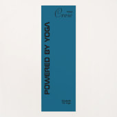 Custom Print Yoga Crew Ocean Blue Yogamatte (Vorderseite)