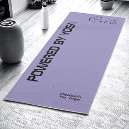 Custom Print Yoga Crew Ocean Pale Purple Yogamatte