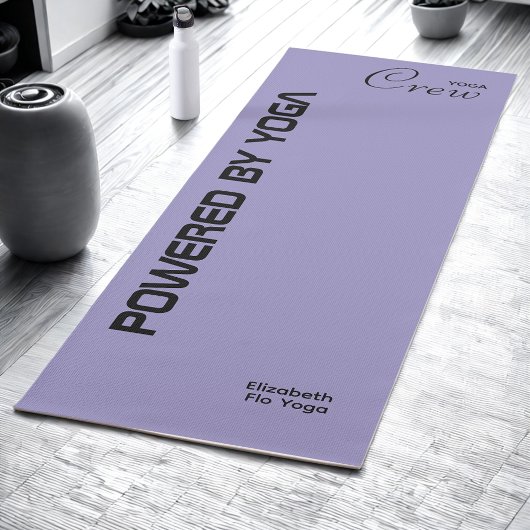 Custom Print Yoga Crew Ocean Pale Purple Yogamatte