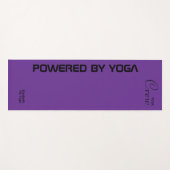 Custom Print Yoga Crew Royal Purple Yogamatte (Vorderseite (Horizontal))