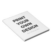 Custom Print Your Own | Printing My Own To Order Notizblock (angewinkelt)