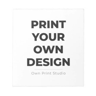 Custom Print Your Own | Printing My Own To Order Notizblock