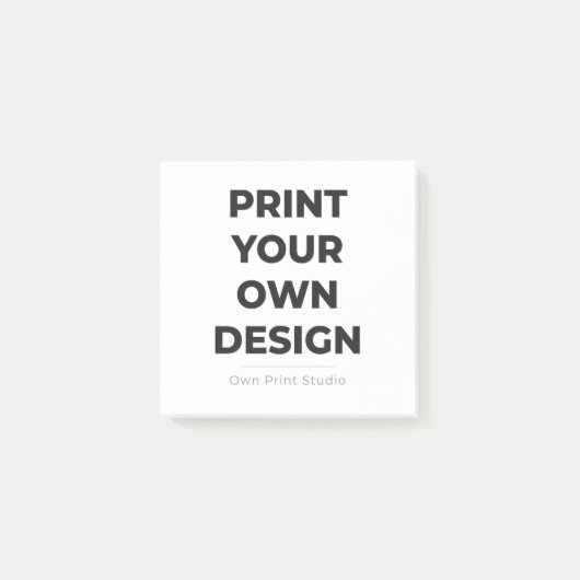 Custom Print Your Own | Printing My Own To Order Post-it Klebezettel (Vorderseite)