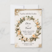 Custom Printable Wedding Template Einladung (Vorderseite)