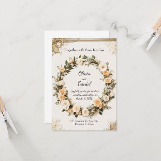 Custom Printable Wedding Template Einladung