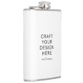 Custom Printed 8 oz Flask –Upload Your Own Design Flachmann (Rechts)