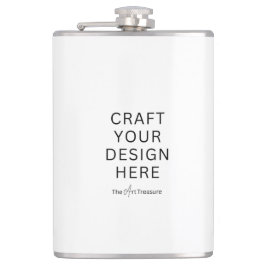 Custom Printed 8 oz Flask –Upload Your Own Design Flachmann