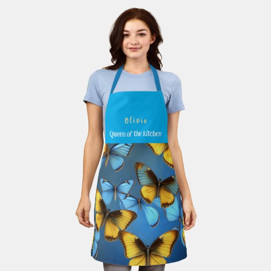 Custom Printed Apron. Stylish Kitchen Wear Schürze (Getragen)