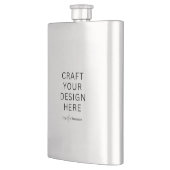 Custom Printed Classic Flask Upload Your Design Flachmann (Links)