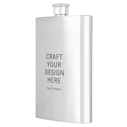 Custom Printed Classic Flask Upload Your Design Flachmann (Links)