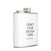 Custom Printed Flask – Upload Your Own Design Flachmann (Rechts)