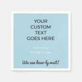 Custom Printed Napkins Personalized Party Serviette (Vorderseite)